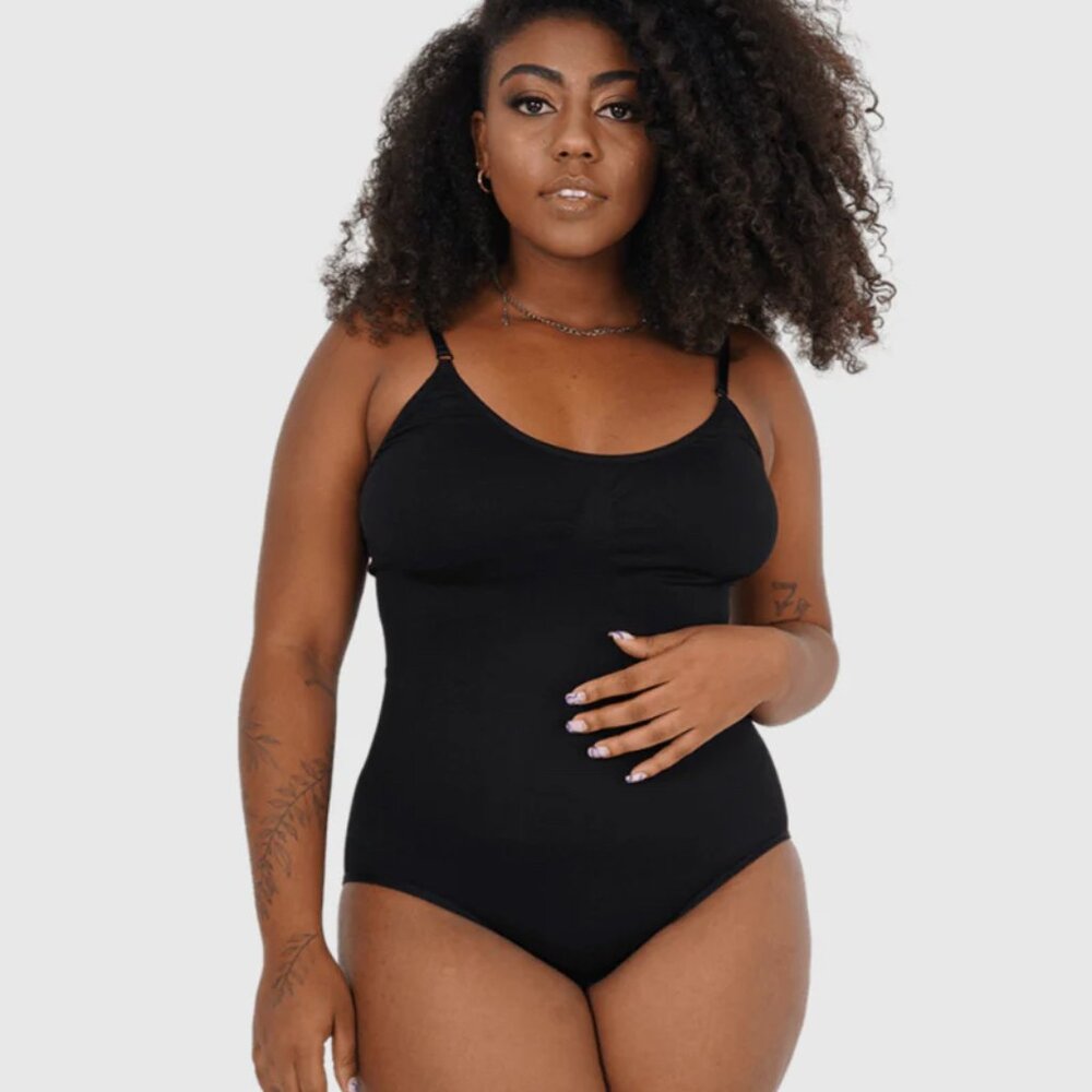 REVENGE X BODY - New, In Bag Viral Bodysuit - THONG CUT in Ebony